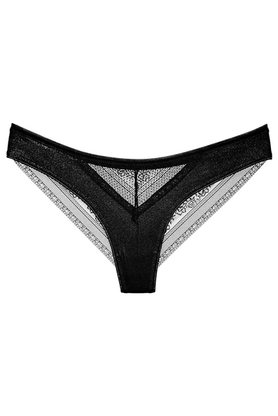 Kadın Önü Sim Baskılı Brazilian Külot Arkası Dantelli İz Yapmaz - 7