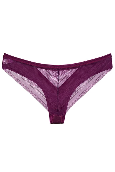 Kadın Önü Sim Baskılı Brazilian Külot Arkası Dantelli İz Yapmaz - 9