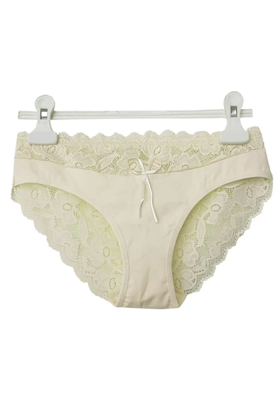 Kadın Dantel Külot Pamuklu Renkli Güpürlü Bikini Yumuşak - 3