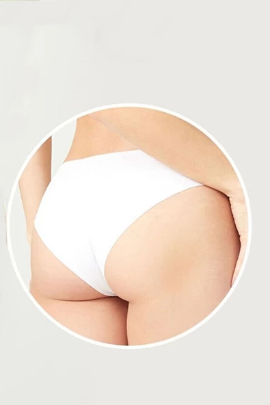 2li Kadın İz Yapmaz Bikini Dikişsiz Külot Esnek Rahat Ekonomik - 5