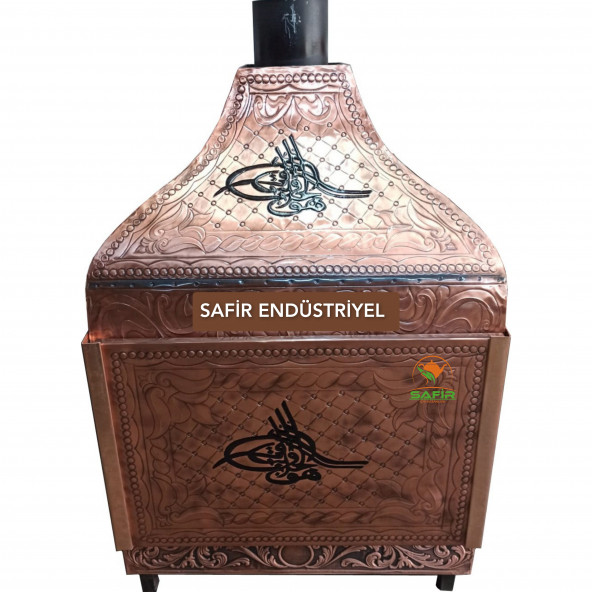 KAPAKLI BARBEKÜ BAKIR OCAKBAŞI BAKIR KEBAP OCAĞI BAKIR MANGAL BAKIR IZGARA A++ SAFİR - 2