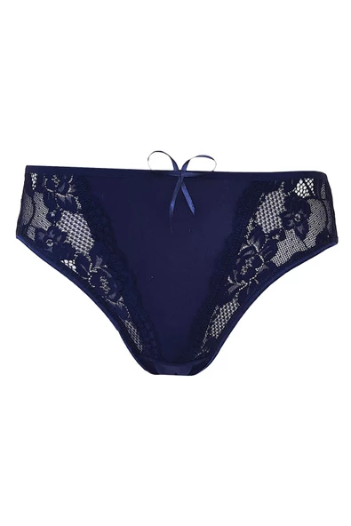 Kadın Dantel Detaylı Külot Pamuklu Renkli Güpürlü Bikini - 7