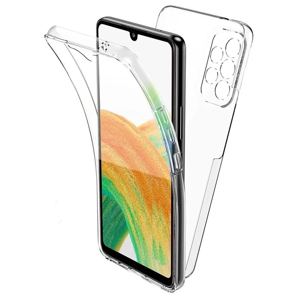 Gpack Samsung Galaxy A53 Kılıf Ön Arka  Silikon Koruma