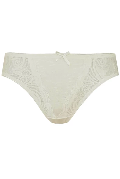 Kadın Dantel Detaylı Özel Doku Bikini Külot Viskon Rahat - 3