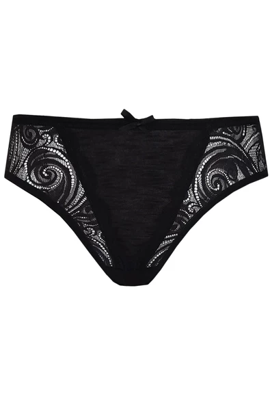 Kadın Dantel Detaylı Özel Doku Bikini Külot Viskon Rahat - 6