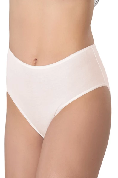 Kadın Büyük Beden Bikini Yüksek Bel Pamuklu Külot Ekonomik - 3