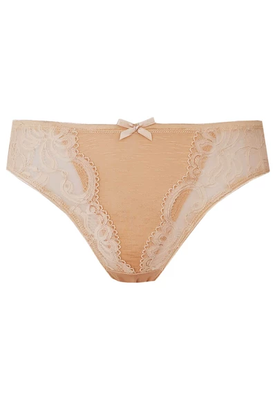 Kadın Dantel Detaylı Özel Doku Bikini Külot Viskon Rahat - 7