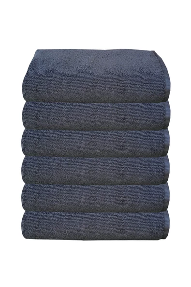 6lı Paket Mikrofiber Boya Tutmayan Kuaför Saç Havlusu 50x90 Cm - 3