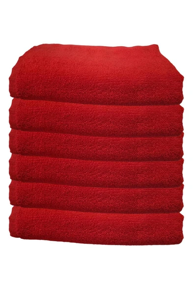 6lı Paket Mikrofiber Boya Tutmayan Kuaför Saç Havlusu 50x90 Cm - 4