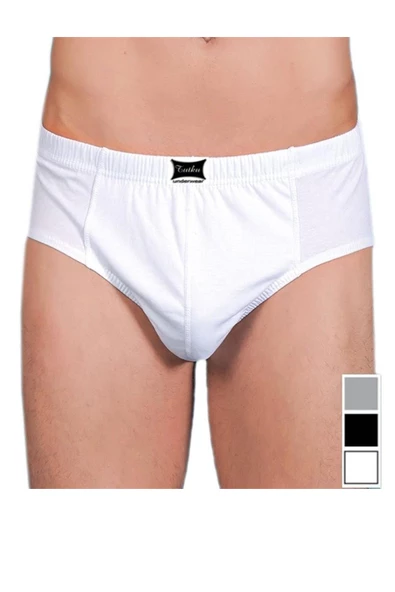 Tutku İç Giyim Pamuklu Erkek Renkli Slip Külot 6 Lı Paket - 3