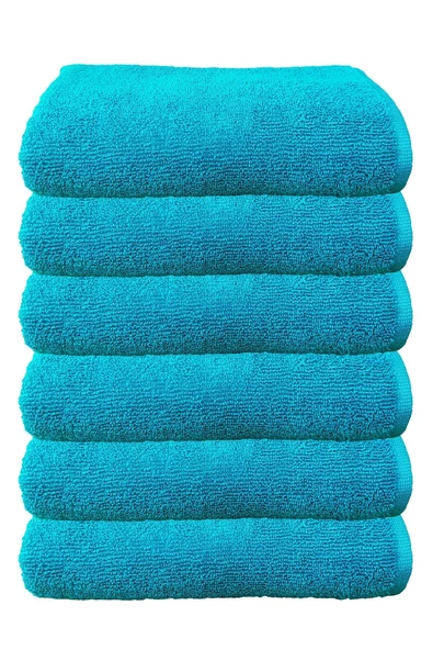 6lı Paket Mikrofiber Boya Tutmayan Kuaför Saç Havlusu 50x90 Cm - 7