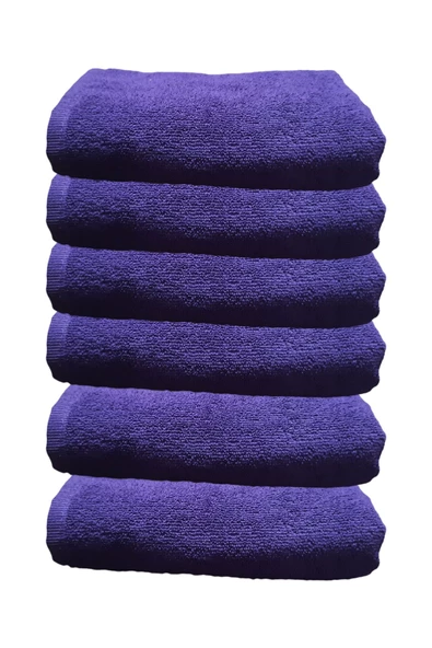 6lı Paket Mikrofiber Boya Tutmayan Kuaför Saç Havlusu 50x90 Cm - 5