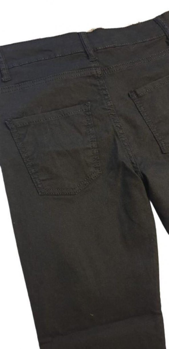 Likralı Yüksek Bel Pantolon - 5