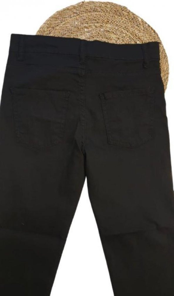 Likralı Yüksek Bel Pantolon - 6