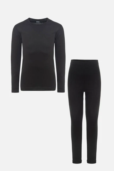 Kız Çocuk Termal İçlik Atlet Termal İçlik Tayt Takımı Kz Tk - Resim 2