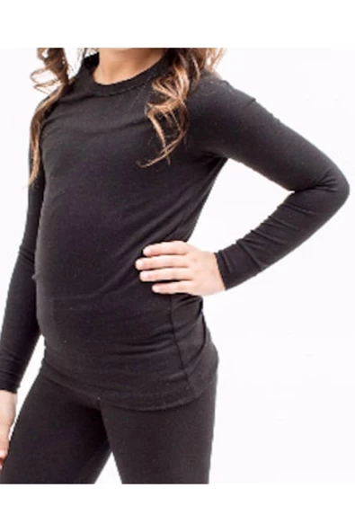 Tutku Kız Çocuk Termal Atlet Pamuklu Şardonlu İçlik Fanila - 2