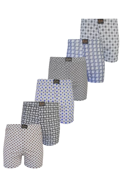 Kota 6lı Erkek Empirme Boxer Rahat Penye Pamuklu İç Çamaşırı - 2