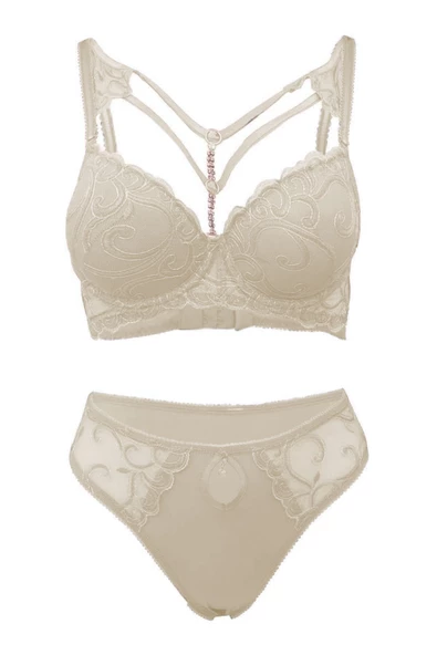 Le Jardin 5010 Şeritli Pushup Destekli Sütyen Takımı Mercia - 6