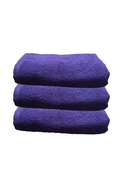 3 Lü Paket Kuaför Havlusu Boya Tutmayan Mikrofiber Saç Havlusu 50x90 Cm - 6