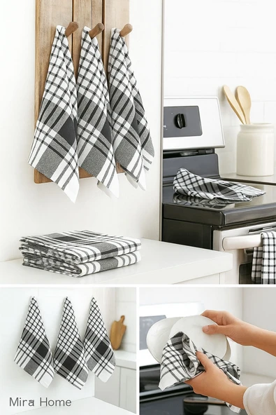 5 li Mutfak Kurulama Bezi Alman Peçetesi 100 Pamuklu