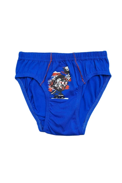 Tutku İç Giyim Erkek Çocuk Desenli Slip Külot Pamuklu 12li Paket - 8