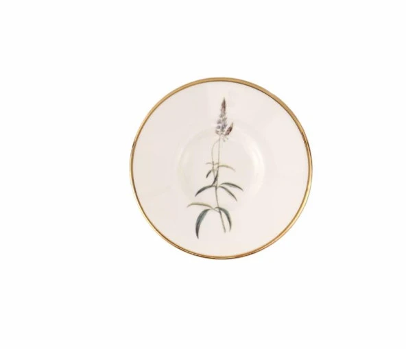 Porland Botanical Serisi 6Lı 11cm Çay Tabağı Takımı Karma Desen - 6