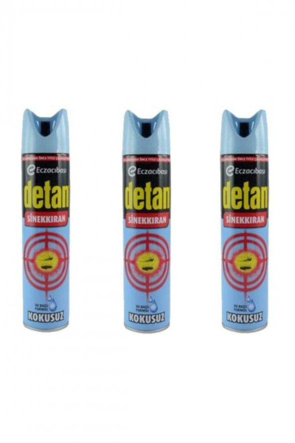 DETAN SİNEKKIRAN KOKUSUZ 275 ML x 3 ADET