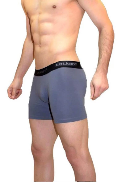 Tatkan 3lü Erkek Modal Likralı Boxer Büyük Beden Paçalı Don - 6