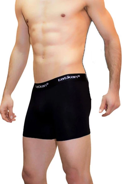 Tatkan 3lü Erkek Modal Likralı Boxer Büyük Beden Paçalı Don - 2