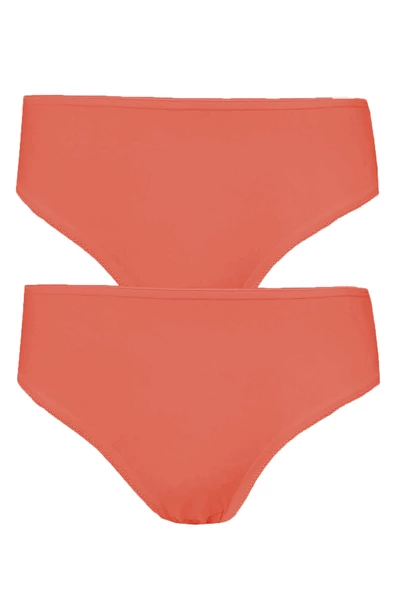 2li Kadın Orta Yüksek Bel Bikini İnce Lastik Pamuklu Ekonomik - 6