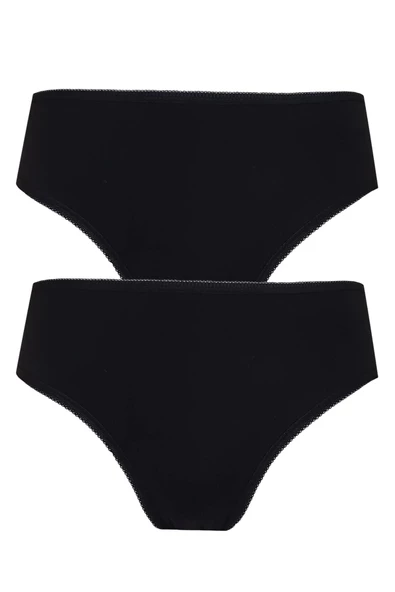 2li Kadın Orta Yüksek Bel Bikini İnce Lastik Pamuklu Ekonomik - 4