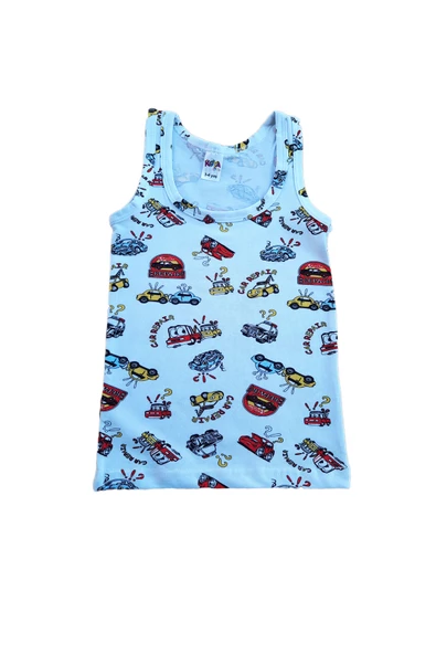 Kota 6lı Erkek Çocuk Pamuklu Askılı Desenli Atlet Fanila - 4