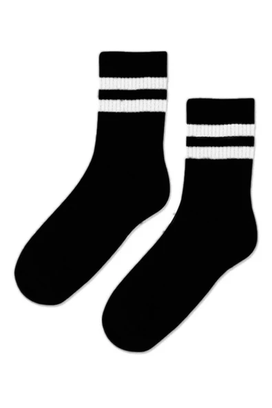 6lı Erkek Unisex Çizgili Soket Çorap Pamuklu Tenis Ekonomik Spor - 2