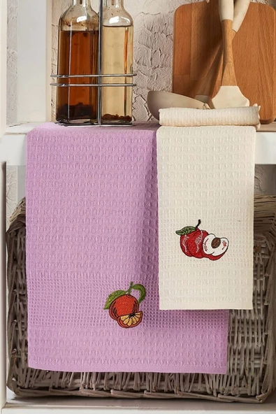 6 Parça Mutfak Kurulama Bezi 30 X 50 Cm Fruit - 5