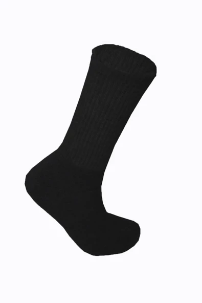 Erkek Spor Soket Çorap Pamuklu Ekonomik Tenis Futbol Basket Çorabı - 5