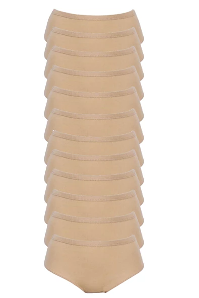 Tutku İç Giyim Kadın Yüksek Bel Bato Külot 12li Paket Rahat Form - 2