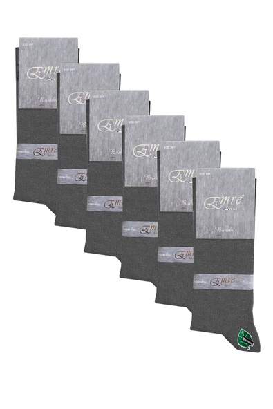 Erkek Bambu Dikişsiz Soket Çorap 6'lı Erkek Çorap Emre Kutulu - 6