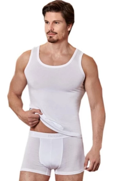 Berrak 5002 Erkek Penye Modal Atlet-Boxer Pamuklu Takım - 3