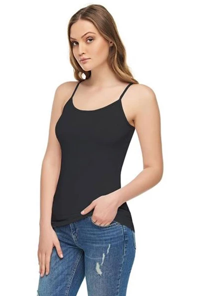 Tutku Elit 2001 Modal Elastan İp Askılı Bayan Atlet - 2