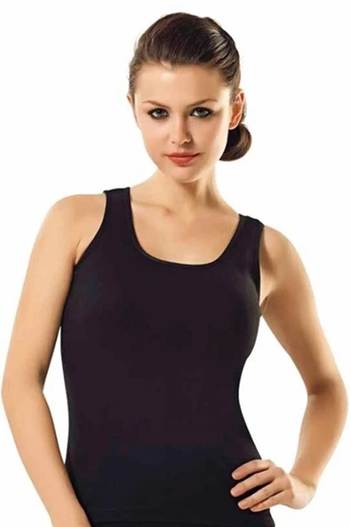 Tutku İç Giyim Kadın Ribana Geniş Askılı Atlet 6 Lı Paket - 2