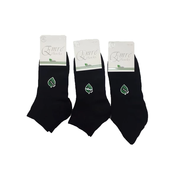 Emre Erkek Bambu Kısa Patik Çorap 6 Lı Paket - 2