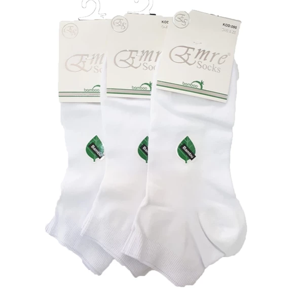 Emre Erkek Bambu Kısa Patik Çorap 6 Lı Paket - 5