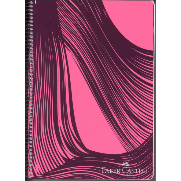 FABER CASTELL WAVES KAPAK DEFTER  100 YAPRAK ÇİZGİLİ 1 ADET - 2