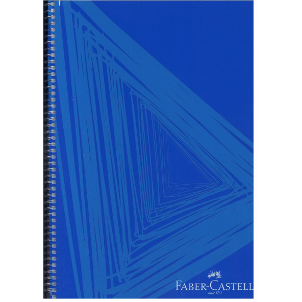 FABER CASTELL WAVES KAPAK DEFTER  100 YAPRAK ÇİZGİLİ 1 ADET - 4