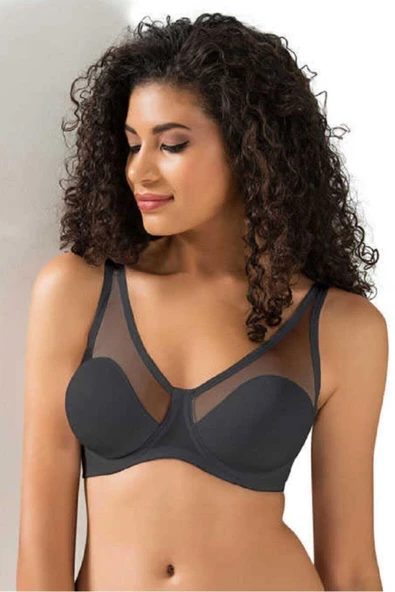 Le Jardin 9200 Linda Tül Toparlayacı Sütyen B-C  Soft Cup Sütyen - 7
