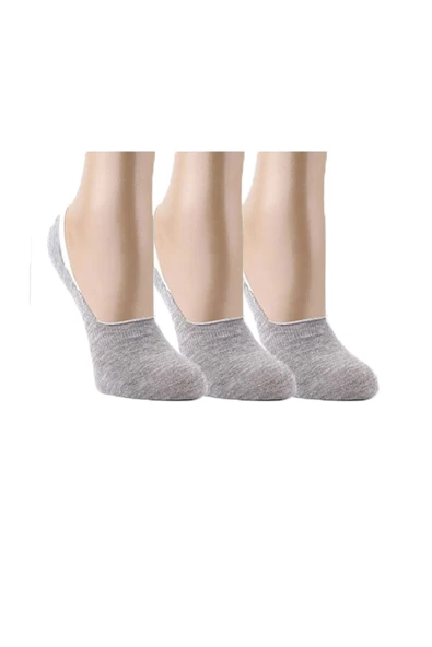 3lü Erkek Bambu Babet Çorap Kaymaz Topuk Yumuşak Kaliteli - 4