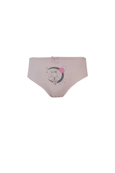 Tekkaplan 6lı Kız Çocuk Baskılı Renkli Külot Pamuklu Likralı Slip - Resim 7