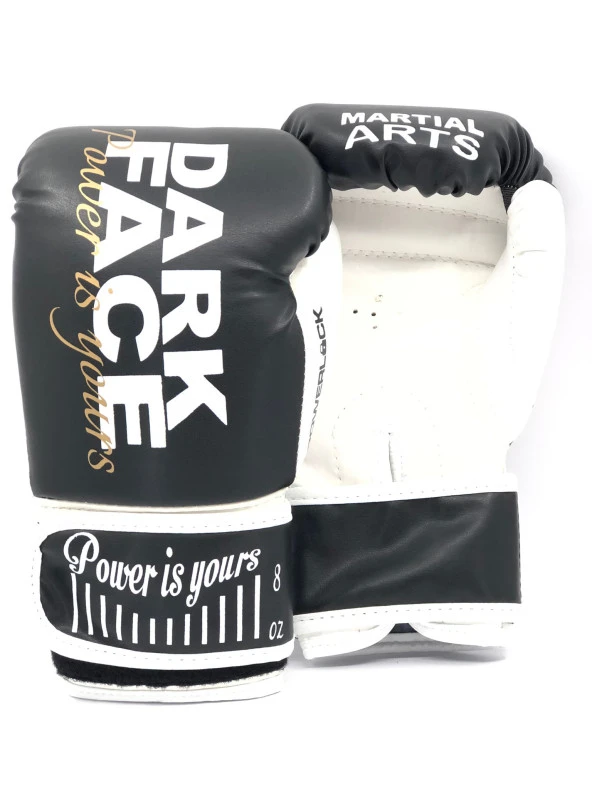 Dark Face Ring Powerlack Boks Ve Kick Boks Eldiveni