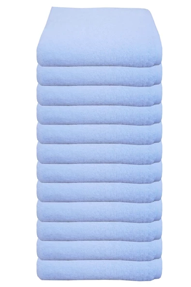 12 li Otel Tipi El Yüz Havlusu 100 Pamuklu Beyaz 50x90 cm - 3