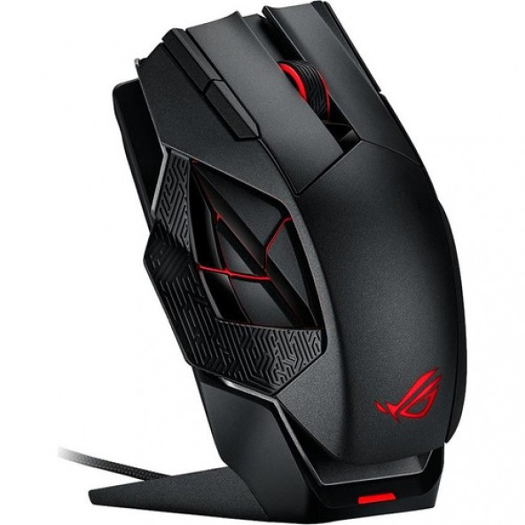 ASUS ROG SPATHA KABLOLU/KABLOSUZ 8200 DPI LAZER SENSÖR RGB 12 TUŞ OYUNCU MOUSE -OUTLET-